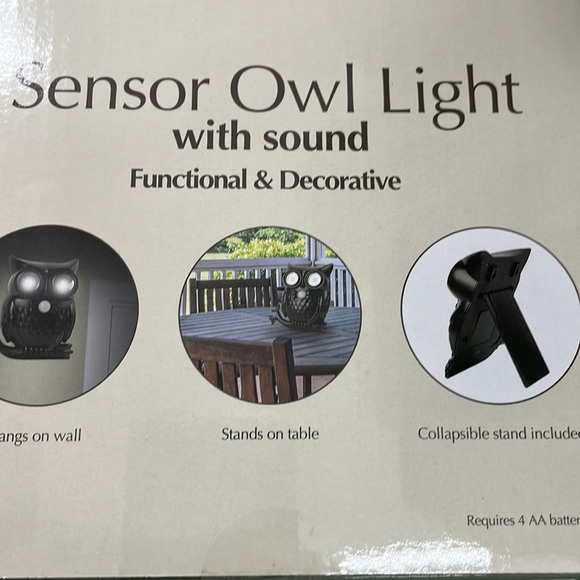 LED Sensor Owl Light - Picture 2 of 2